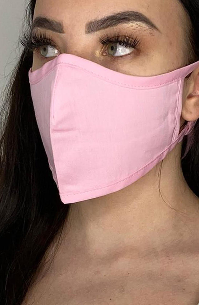 Baby Pink Active Fashion Face mask with filter - Thebritishmask