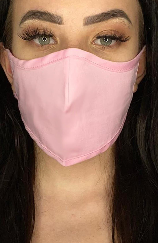 Baby Pink Active Fashion Face mask with filter