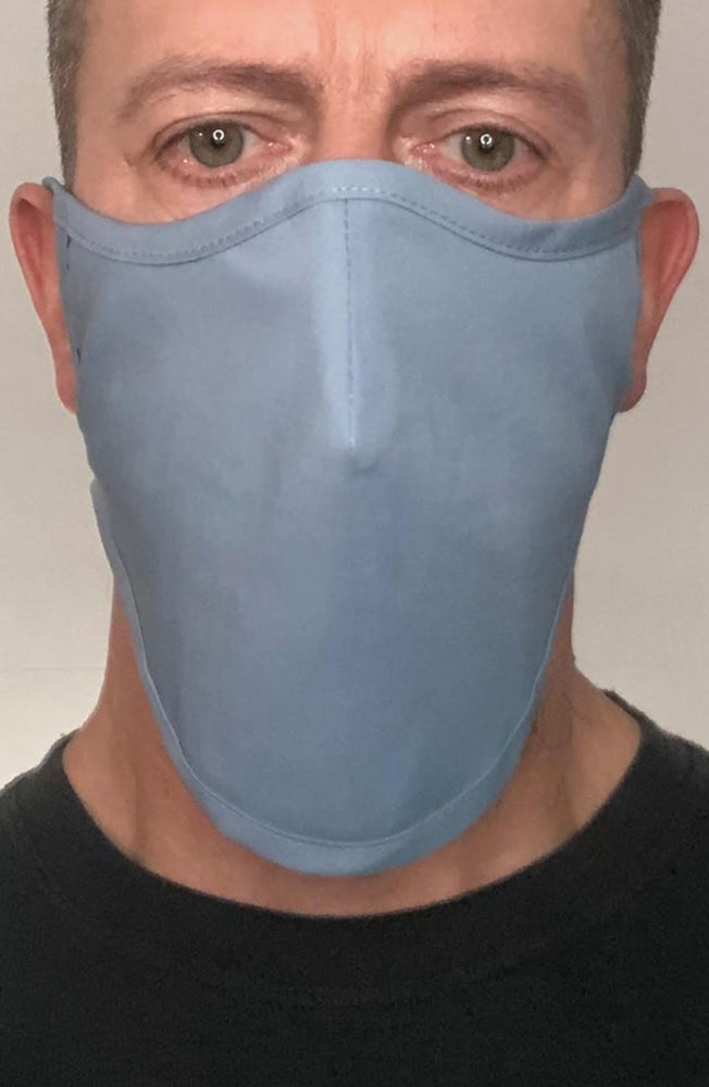 
                
                    Load image into Gallery viewer, Denim Beard Longline Face mask with filter - Thebritishmask
                
            