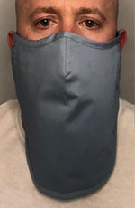 Denim X-long Beard Longline Face mask with filter