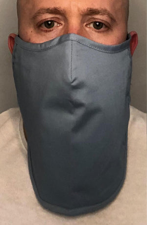 
                
                    Load image into Gallery viewer, Denim X-long Beard Longline Face mask with filter - Thebritishmask
                
            