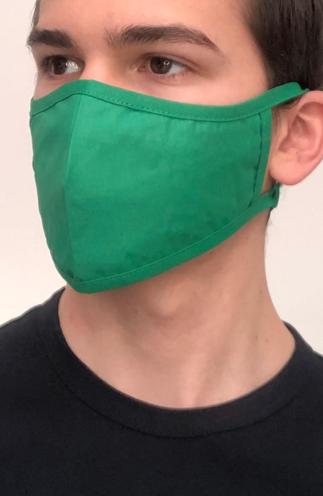 Emerald Green Active Fashion Face mask with filter - Thebritishmask