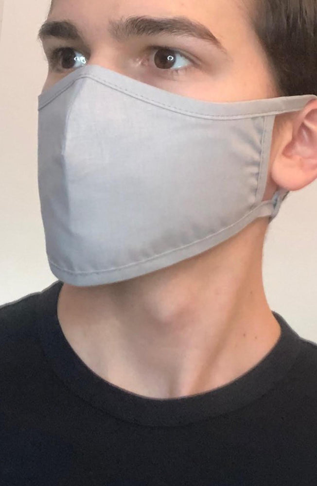 Grey Active Fashion Face mask with filter - Thebritishmask