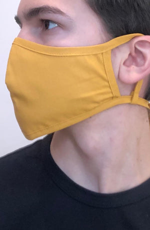 Mustard Active Fashion Face mask with filter - Thebritishmask