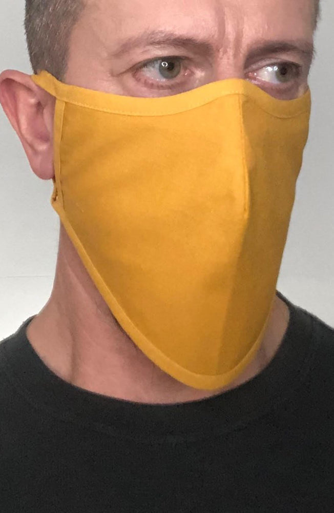 
                
                    Load image into Gallery viewer, Mustard Beard Longline Face mask with filter - Thebritishmask
                
            