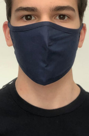 
                
                    Load image into Gallery viewer, Navy Active Fashion Face mask with filter - Thebritishmask
                
            