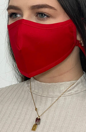 
                
                    Load image into Gallery viewer, Red Active Fashion Face mask with filter - Thebritishmask
                
            