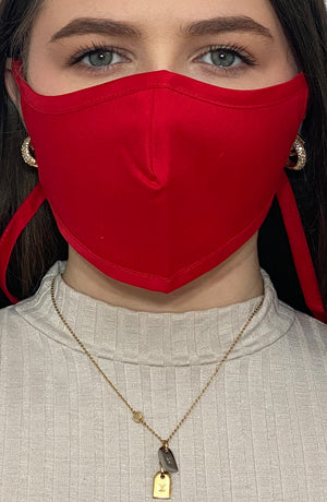 
                
                    Load image into Gallery viewer, Red Active Fashion Face mask with filter - Thebritishmask
                
            