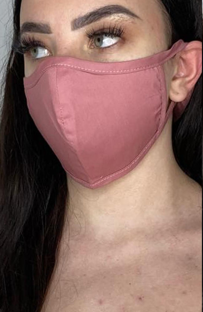 
                
                    Load image into Gallery viewer, Rose Fitted Fashion Face mask with filter - Thebritishmask
                
            