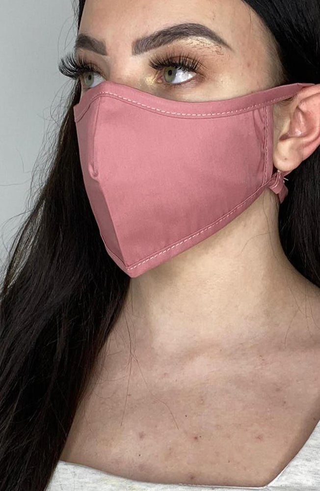 
                
                    Load image into Gallery viewer, Rose Fitted Fashion Face mask with filter - Thebritishmask
                
            