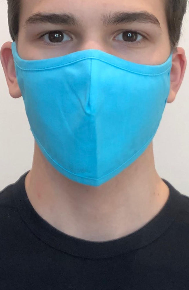 
                
                    Load image into Gallery viewer, Turquoise Active Fashion Face mask with filter - Thebritishmask
                
            